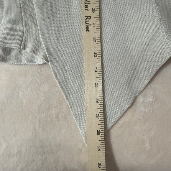 Eileen Fisher Sweater Women's Petite Small Open Front Cardigan Silk Blend Cream - Picture 8 of 10